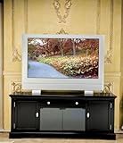 Entertainment Console Plasma TV Stand Espresso Finish