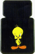 Tweety Bird w/ Attitude - 2 pc Front Floor Mats Set