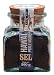 Gourmet Food : Black Pearl Hawaiian sea salt glass jar import 8.5 oz
