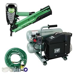 Hitachi 725291 Clipped Head Framing Nailer Compressor Combo Kit