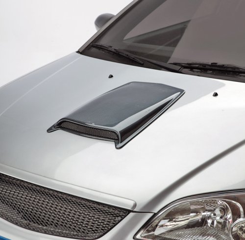 Auto Ventshade 984004 Unpainted Large Single Hood Scoop