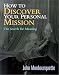 Image of How to Discover Your Personal Mission (Contemporary Pastoral and Spiritual Books)