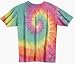 Sundog Pastel Rainbow Swirl Tie-Dye S/S T