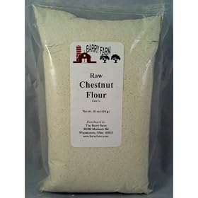 Chestnut Flour, Raw, 1 lb.