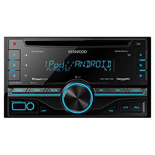 Kenwood DPX301U Double Din CD Receiver with Front USB & Aux Inputs