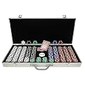 Trademark Poker 650-pc. Poker Chip Set with Dice Detail and Aluminum Case