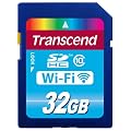 Transcend Information 32 GB Wi-Fi SDHC Class 10 Memory Card (TS32GWSDHC10)