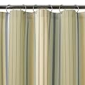 Fieldcrest® Luxury Stripe Shower Curtain - Blue/ Green