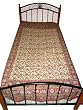 Indian Bedding-cream Red Floral Print Cotton Bedspreads Sofa Throw