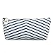Eforstore New Cute Canvas Navy Style Pen Pencil Pouch Case Holder Cellphone Coin Cosmetic Makeup Bag Purse for Kids Teen Girls Boys School