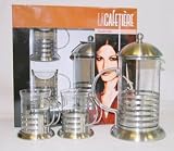 La Cafetiere Studio 8 cup Gift Set with 2 Latte Glasses  from La Cafetiere
