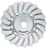 Concord Blades GCL070FCP 7 Inch Swirl Turbo Segmented Brazed Diamond Cup Wheel with 5/8" 11 mm Thread