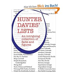 Hunter Davies' Lists: An Intriguing Collection of Facts and Figures