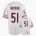 Dick Butkus White Reebok NFL Premier 1966 Throwback Chicago Bears Jersey - Medium