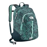 The North Face Women's Vault Kodiak Blue Geo Snowflake Backpack Bookbag