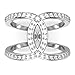 Sz 5 Sterling Silver Cubic Zirconia CZ Band Ring