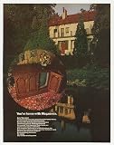 1970 Magnavox Color Television TV You're Home Print Ad