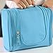 PYRUS Cosmetic Bag, Makeup Organizer Hanging Toiletry Bag for Business Traveling and Household-Blue