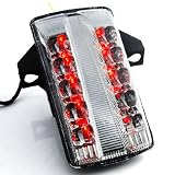 12V Unique Shape Lens Super Bright LED Motorcycle Sport Street Bike Brake Tail Light... by Astra Security