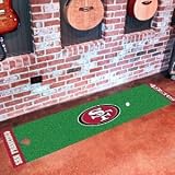 NFL Football San Francisco 49ers Putting Green Runner Mat 18" X 72"