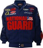 Dale Earnhardt Jr. #88 National Guard Blue Cotton Twill Jacket
