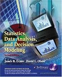 Statistics, Data Analysis and Decision Modeling and Student CD-ROM (2nd Edition)