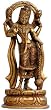 Hindu God Vishnu Brass Statue