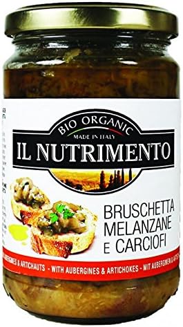The Nourishment Bruschetta At White Eggplant And Artichokes Organic 280g