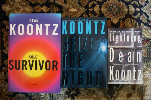 3 volume Dean Koontz collection. Includes: 1) Seize The Night 2) Sole Survivor and 3) Lightning