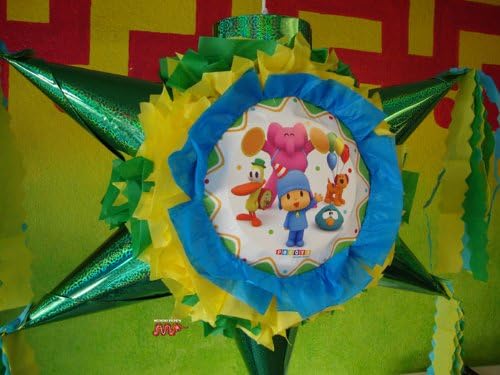 PINATA Pocoyo /Piñata Hand Crafted 26"x26"x12"[Holds 2-3 Lb. Of Candy][For Any Occasion]