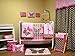 Bacati Butterflies/Lady Bug Pink/Chocolate Changing Pad Cover