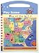 Mudpuppy Map of the USA Play Scene Sticker Set