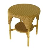 Wicker Lamp Table Natural - Lloyd Loom - Conservatory Furniture - Lounge - Cane
