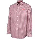 NCAA Cutter & Buck USC Trojans Academic Stripe Long Sleeve Button Down Shirt - Cardinal (X-Large)