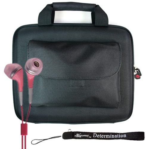Black Cube with Pocket Series Shell Hard Carrying case for iPad fits snuggly + Includes a 4 inch eBigValue (TM) Determination Hand Strap + Fashion Earbud Headset Headphones 3.5mm In Ear Stereo ( Pink ) 51XNdupfWSL Black Cube with Pocket Series Shell Hard Carrying case for iPad fits snuggly + Includes a 4 inch eBigValue (TM) Determination Hand Strap + Fashion Earbud Headset Headphones 3.5mm In Ear Stereo ( Pink )