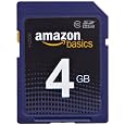 AmazonBasics SDHC Class 10 4 GB Secure Digital Card