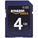 AmazonBasics SDHC Class 10 4 GB Secure Digital Card
