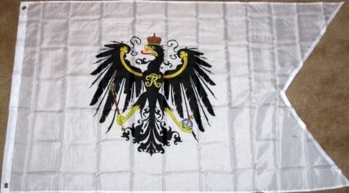 3'x5' Kingdom of PRUSSIA Battle Flag, War &amp; Civil Ensign 1892-1918, Prussian German Germany