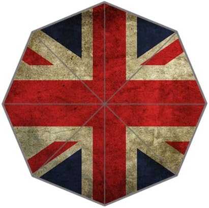 Great Britain UK Flag Union Jack Custom Auto Foldable Umbrella