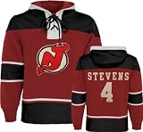 Old Time Hockey New Jersey Devils Scott Stevens Alumni Player Hooded Sweatshirt - New Jersey Devils Medium