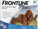 Frontline Plus for Dogs Medium - 10-20 Kg (23-44 Lbs) 3 Month Supply