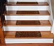 Dean Washable Non-Skid Carpet Stair Treads - Garden Path Terra Cotta (13)
