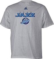 Utah Jazz Grey adidas True T-Shirt