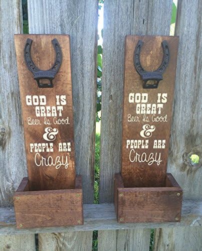 Beer opener, Country, Western, Man Cave, Bar, Grooms Man gifts, Customizable gift for him, Father of the Bride, Father of the Groom, Fathers *FREE SHIPPING!*