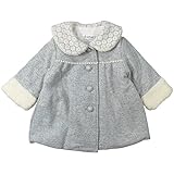 《H28年秋冬物》(日本製) Pample Mousse(パンプルムース) ブークレー裏付レースコート 90cm/GY NO.DP-64113