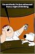 Family Guy - TV Show Poster (I'm Not Drunk...) (Size: 24" x 36")