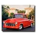 1956 Red Chevy Pickup Truck Picture Art Print