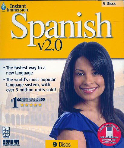 Software: Instant Immersion Spanish Language v2.0 9 Disc Set