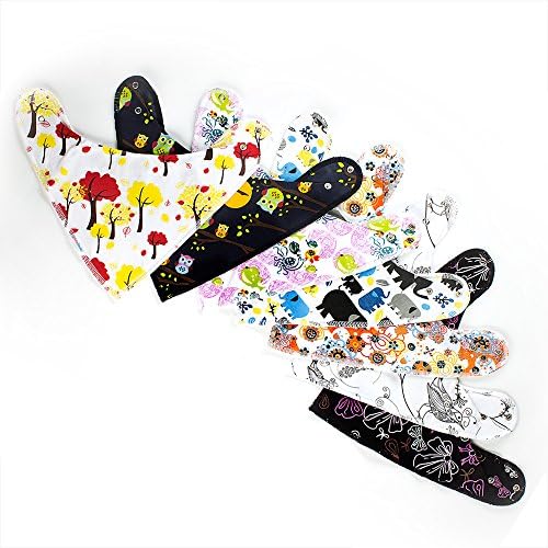 Baby Bandana Drool Bibs By Daulia, Girls 7-Pack Absorbent Pure Organic Cotton, Cute Baby Gift for Girls