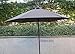Formosa Covers 9ft Umbrella Replacement Canopy 6 Ribs in Cocoa (Canopy Only)
